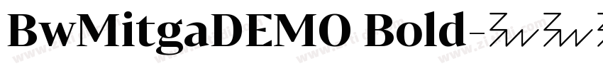 BwMitgaDEMO Bold字体转换